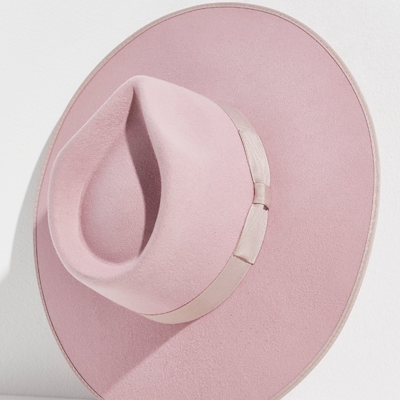 LACK OF COLOR DUSTY PURPLE DREAMER RANCHER WESTERN WOOL FEDORA HAT NWT - Picture 4 of 7